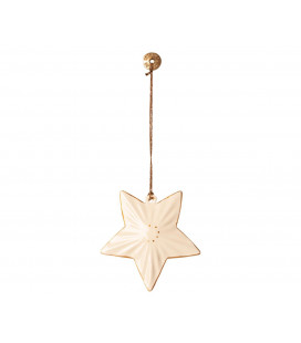 Stjerne juleophæng - Metal ornament, Star