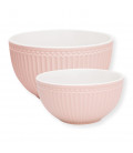 GreenGate - Serving bowl, Alice Pale Pink (Sæt á 2)