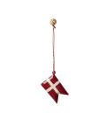 Metal Ornament, Dansk Flag
